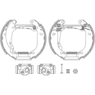 TEXTAR Trommelbremsbelag-Satz 84053802
