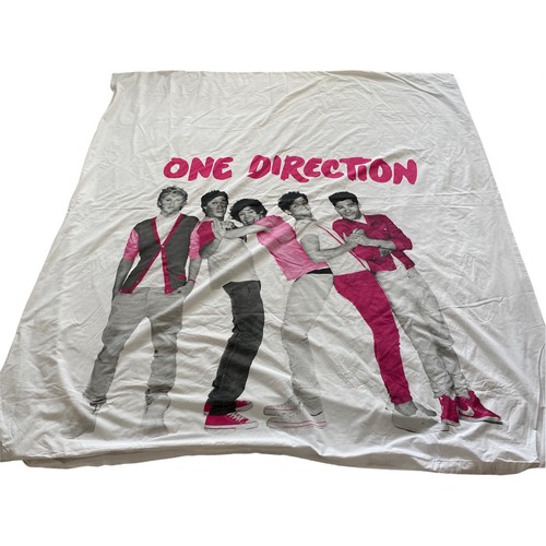 One Direction 1D Single Bed Quilt Duvet Doona Cover White Bedding Harry