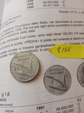 moneta da 10 lire del 1955, ariste corte 1 tipo