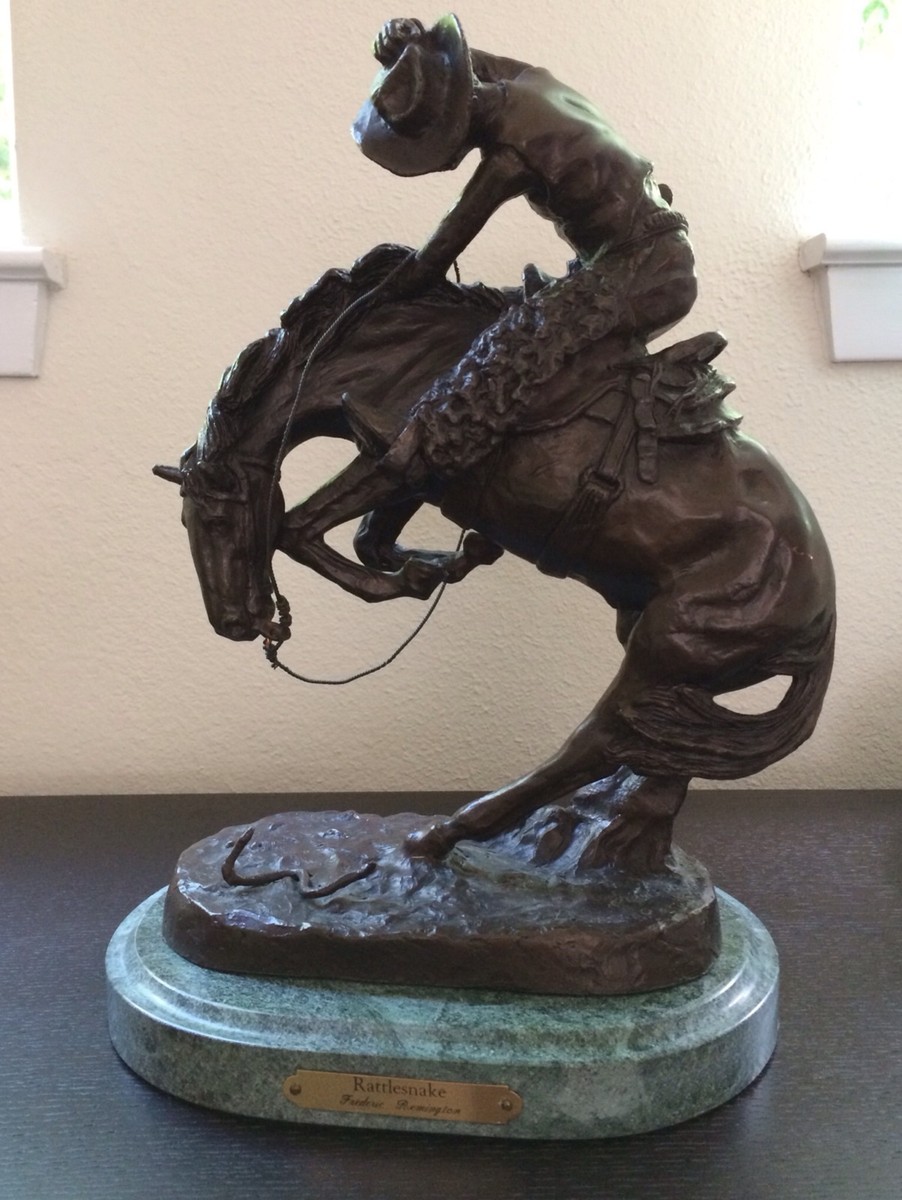 Bronze Cowboy Figure 