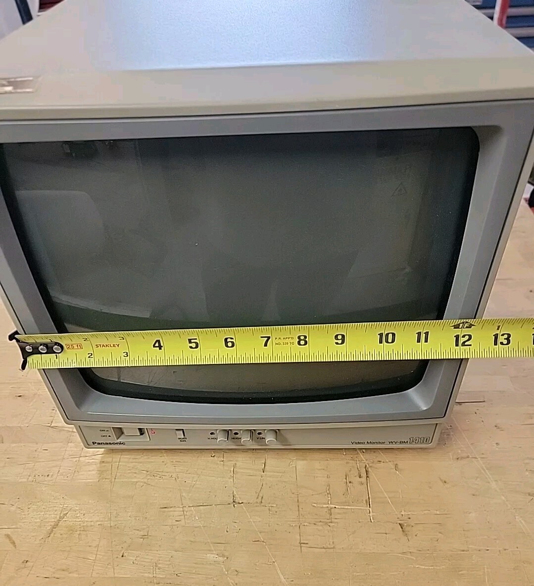 Panasonic WV-BM1410 ビデオ受像機 ジャンク品 Panasonic WV-BM1410 Black & White Video Surveillance Monitor | eBay