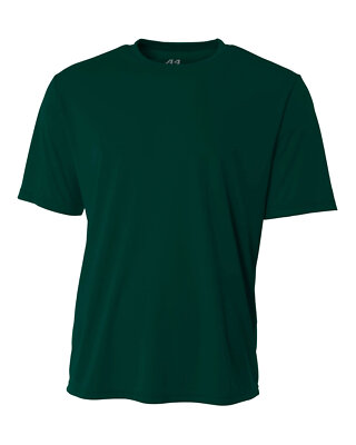 A4 Polyester Cooling T Shirt Performance Crew Neck Jogging T-Shirt - N3142