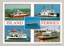 ISLAND VINTAGE POSTCARD  ISLAND PASSENGER FERRIES -