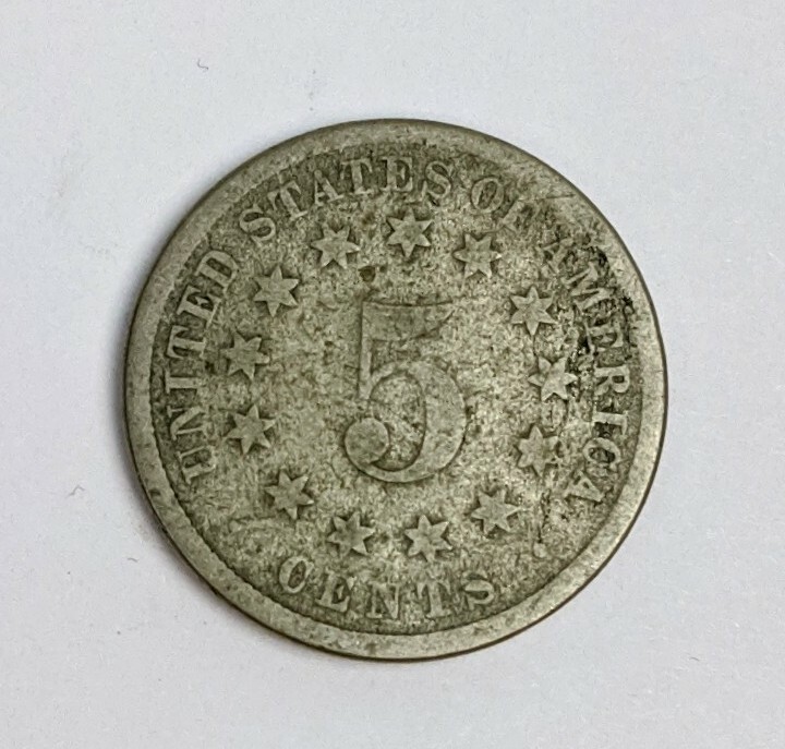 X Old Original 1882 Philadelphia Mint 5 Cent Shield Nickel Coin | eBay