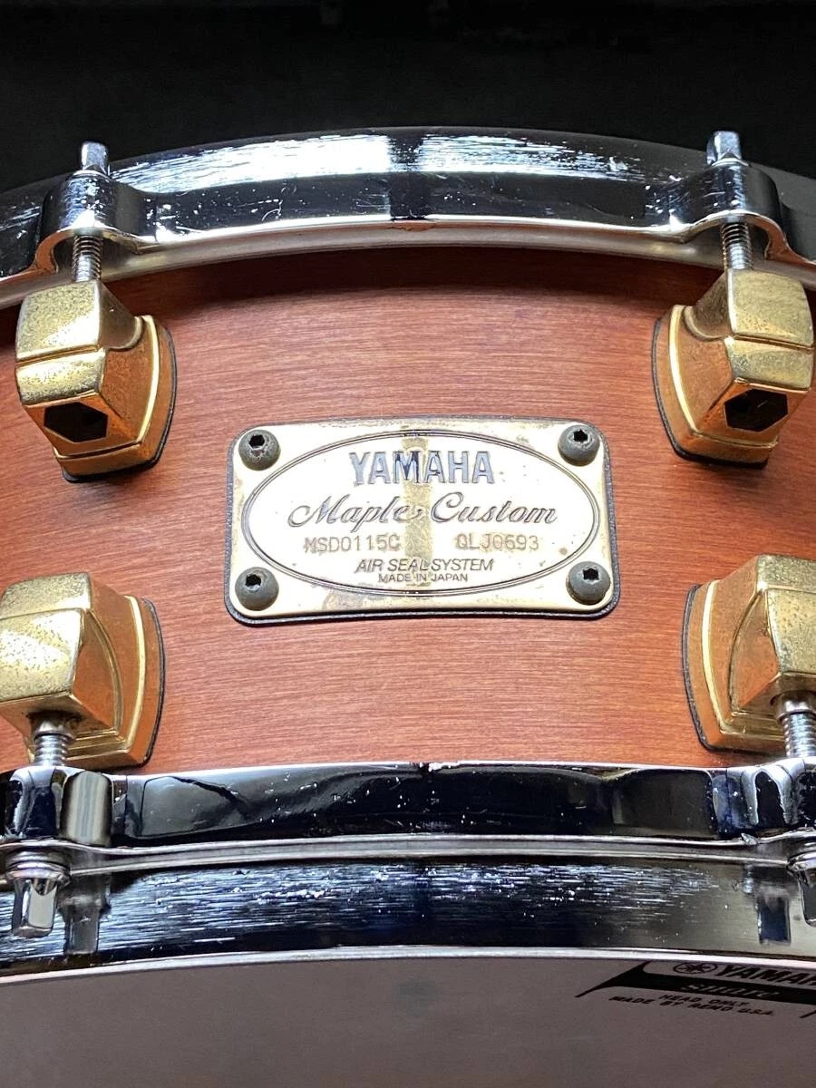 YAMAHA MSD0115C Maple Custom Snare Drum Rare 14”×5.5” Made in Japan