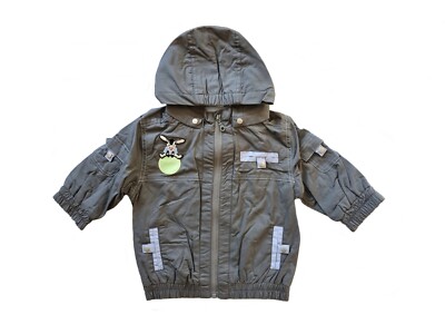 Sterntaler Übergangs Jacke mit Kapuze grau Esel Emmi 75022 Neu