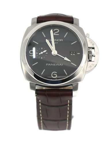 Panerai Lumnor GMT 3 Days Stainless Steel Watch PAM320 - 第 1/3 張圖片