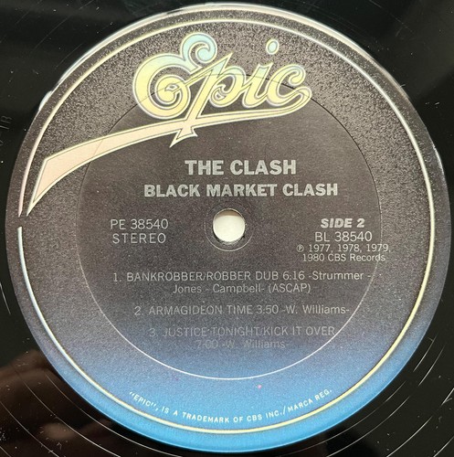 THE CLASH Black Market Clash 1980 Us pressing RE 1983 LP Epic 33T - Foto 3 di 4