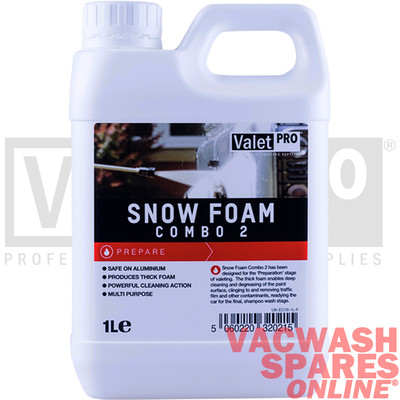 VALETPRO SNOW FOAM COMBO 2 1 LITRE / HIGH FOAMING PRE WASH / PREVENTING SWIRLS 