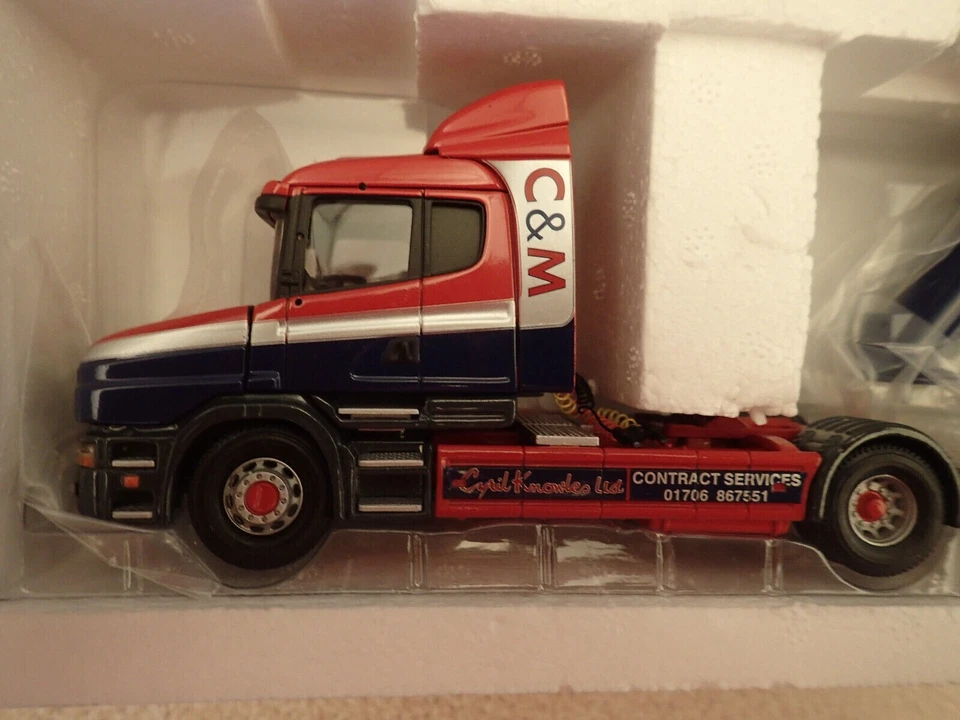 Corgi 1:50 Ltd CC12807 Ltd Edn Scania T Cab Cyril Knowles Undisplayed MIB - Image 3 of 4