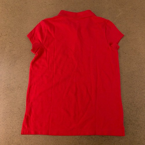 The Children's Place Girls Size XL 14 Red Uniform Short Sleeve Pique Polo NWT - 第 4/4 張圖片