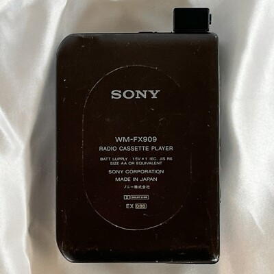 SONY WM-FX909 1992 Walkman W/Plug adapter Cassette Player Made in