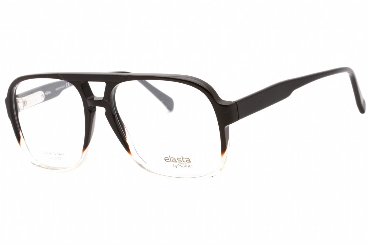 ELASTA E-1545/N-0YL3-58 Eyeglasses Eye Glasses 0YL3 BROWN Authentic New 58mm Amazon.com: ELASTA 7057 Eyeglasses 0H20 Pewter Havana Demo  main image 4