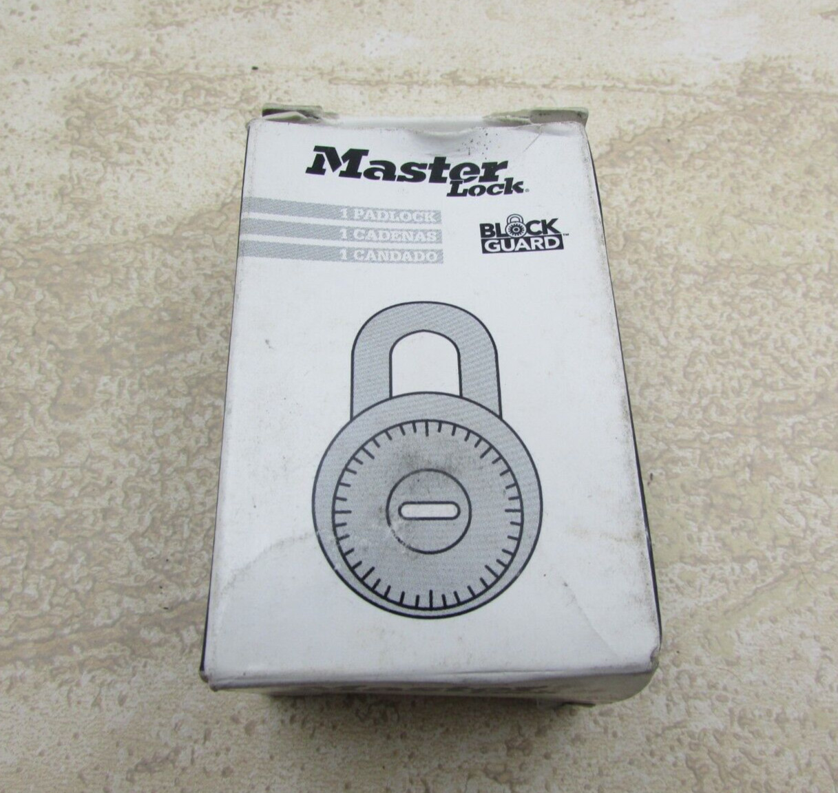 Master Lock 1525 V69 Block Guard Combination Padlock For Lockers With Key Option