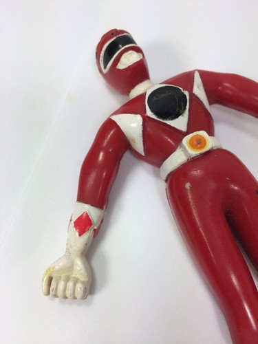 Figura de acción Mighty Morphin Power Rangers 1994 de colección Saban Henry Gordy juguete rojo - Imagen 10 de 11