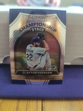 2022 PRIZM CHAMPIONSHIP STAGE SILVER CS6 CLAYTON KERSHAW LOS ANGELES DODGERS