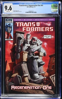 Transformers: Regeneration One #81 CGC 9.6 4586693012 - IDW Publishing