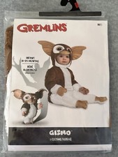 Gremlins Gizmo Infant 18-24 Months Full Body Halloween Costume Jumpsuit Hood