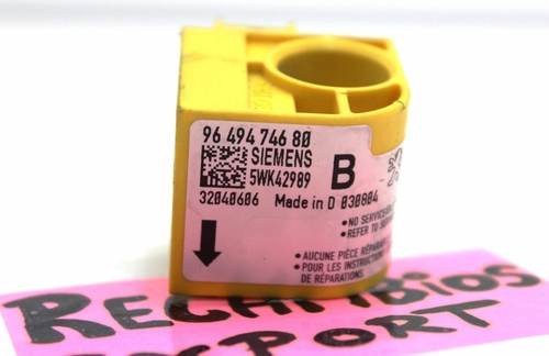 Sensor de Airbag Peugeot 9649474680 96 494 746 80 SIEMENS 5WK42989 5WK4 2989 B - Picture 2 of 4