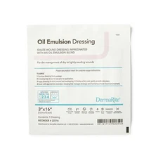 Oil Emulsion Wound Dressing, 3" x 16" Box of 36