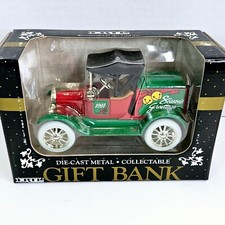 Ertl Gift Bank 1991 Delivery Truck Die Cast Metal 1991 USA Made Seasons Greeting