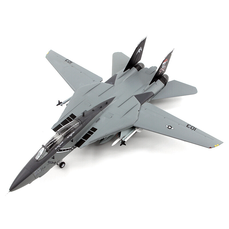 1/72 US Navy F-14D Bobcat VF103 Pirate Flag F14 Model Collection Gift-image