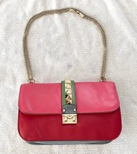 100% AUTHENTIC VALENTINO GARAVANI GLAM LOCK LEATHER ROCKSTUD HANDBAG