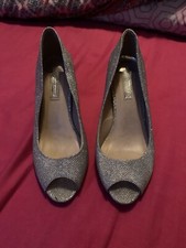 Peep Toes argentées femme taille 5 occasion