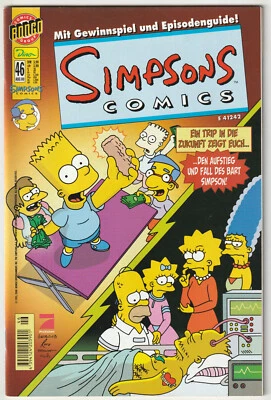 ✪ SIMPSONS COMICS #46, Dino Comics/Bongo Comics 2000 COMICHEFT TOP Z1 - Bild 1 von 3