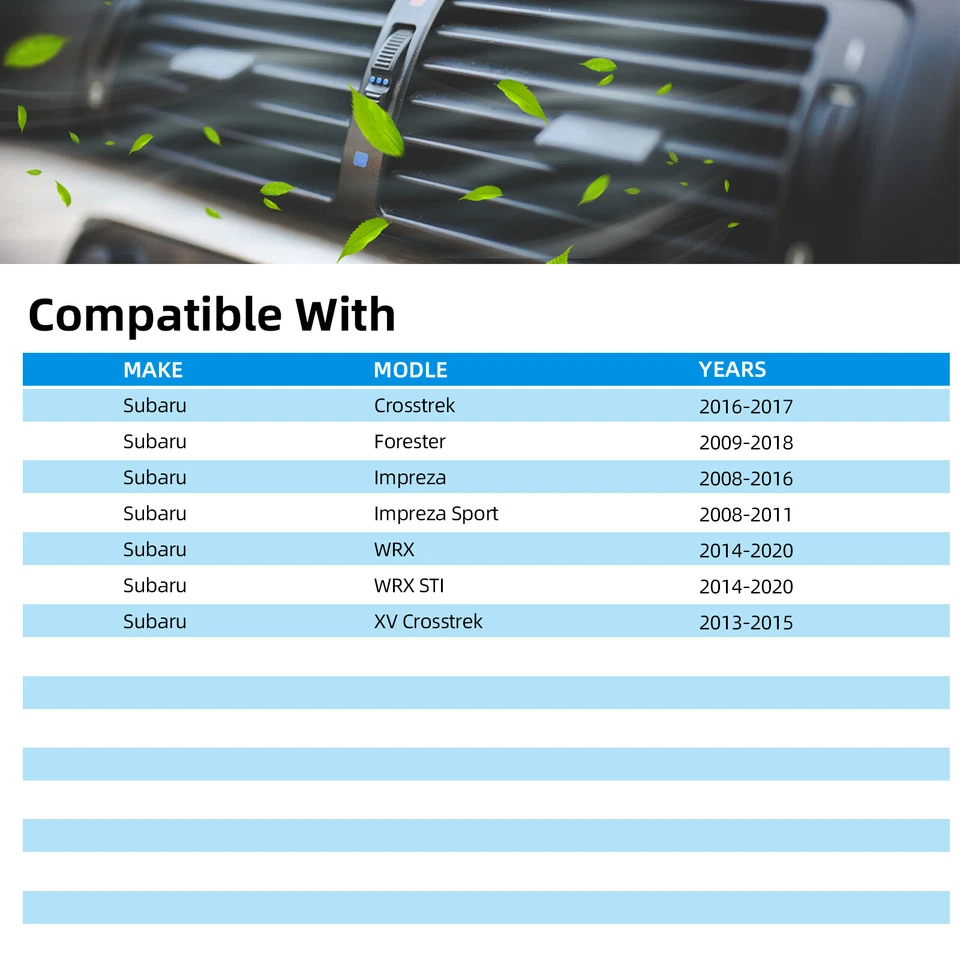 Repuesto de filtro de aire de cabina HEPA para Subaru WRX WRX STI XV Crosstrek CF10930 Foto 4 de 4
