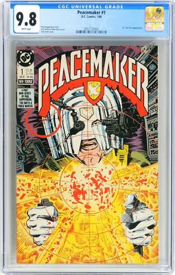 Peacemaker #1 CGC 9.8 1988 DC Comic 1st Series Suicide Squad HBO John Cena!
