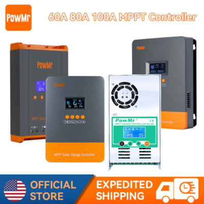 12V/24V/36/48V 60A 80A 100A MPPT Solar Charge Controller Panel Battery Regulator