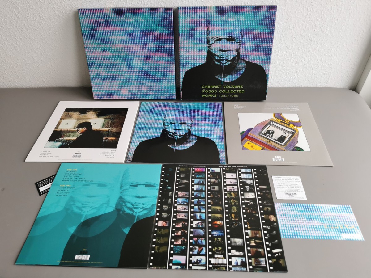 CABARET VOLTAIRE lim. 700 Vinyl 4LP + 6CD +2DVD BOX Collected