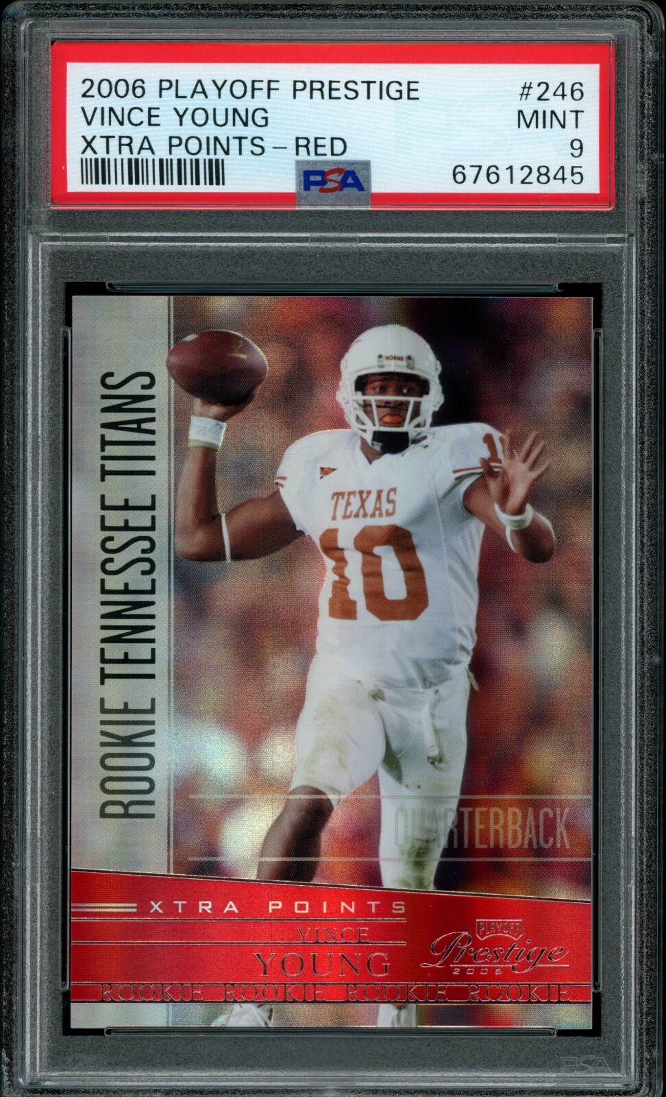 Vince Young Playoff Prestige #246 Xtra Points-Red