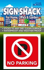 NO PARKING P Symbol Warning Sign Private Parking Driveway Clear 3” Sticker