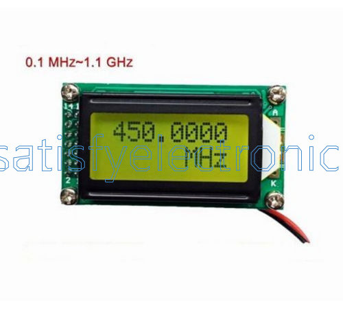 NUOVO 1MHz-1.1GHz 1Hz-50MHz Cristallo Oscillatore Tester Contatore di Frequenza - Foto 13 di 14
