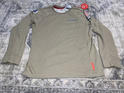 IQ Series Comfort Beige Knit Henley Sz 