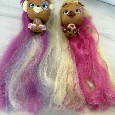 I Love VIP Pets Friend Style Dog Colorful Long Hair Figure IMC Toys Set Of 2