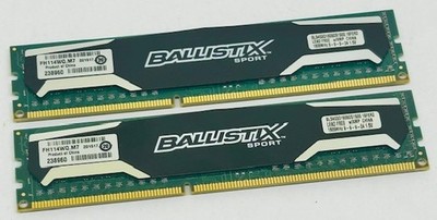 8GB (2x4GB) Crucial Ballistix Sport BLS4G3D1609DS1S00.16 PC3-12800U DDR3 Arbeitsspeicher*