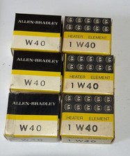 Allen Bradley Heater Element W40 A Lot Of 6 Old Stock