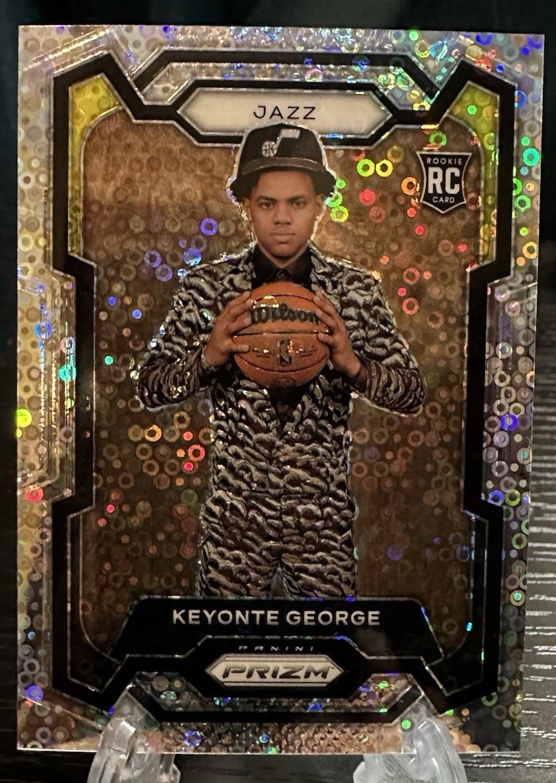 2023-24 Panini Prizm - Rookie Variation Keyonte George #127 Fast Break Prizm RC