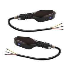 2 PCS Motorcycle Turn Signal Lights, LED Arrow Projector Indicator with 27