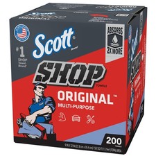 Scott Blue Shop Towels in a Box - 200 Sheets