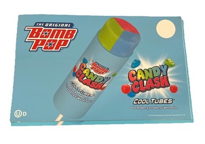 The Original Bomb Pop Candy Clash Cool Tubes Ice Cream Truck Sticker Decal 5''x8''