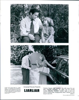1997 Actor Liarliar Jim Carrey Justin Cooper Maura Tierney Max Press Photo 8x10