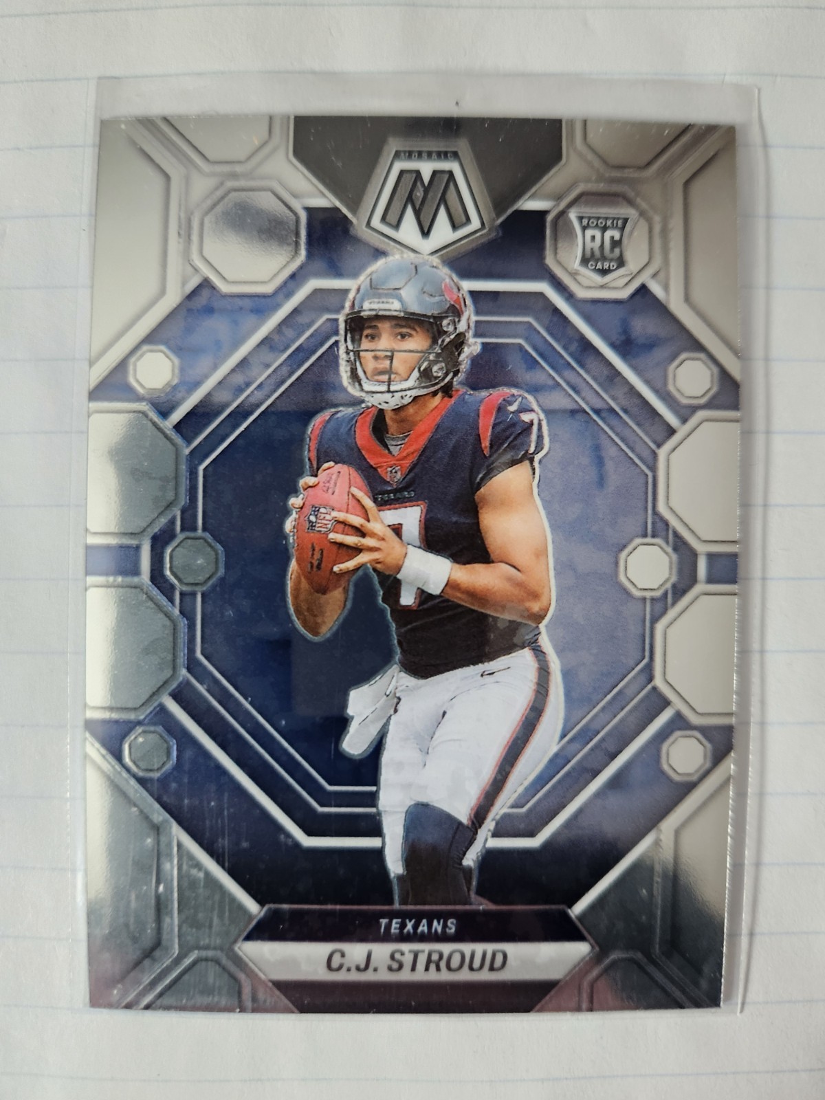 2023 Panini Mosaic CJ Stroud Silver Base RC #292 Houston Texans