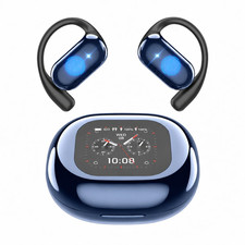 Wireless Earbuds, Bluetooth 5.4 Open Ear Earbuds with Full-Color LCD Touchscreen
