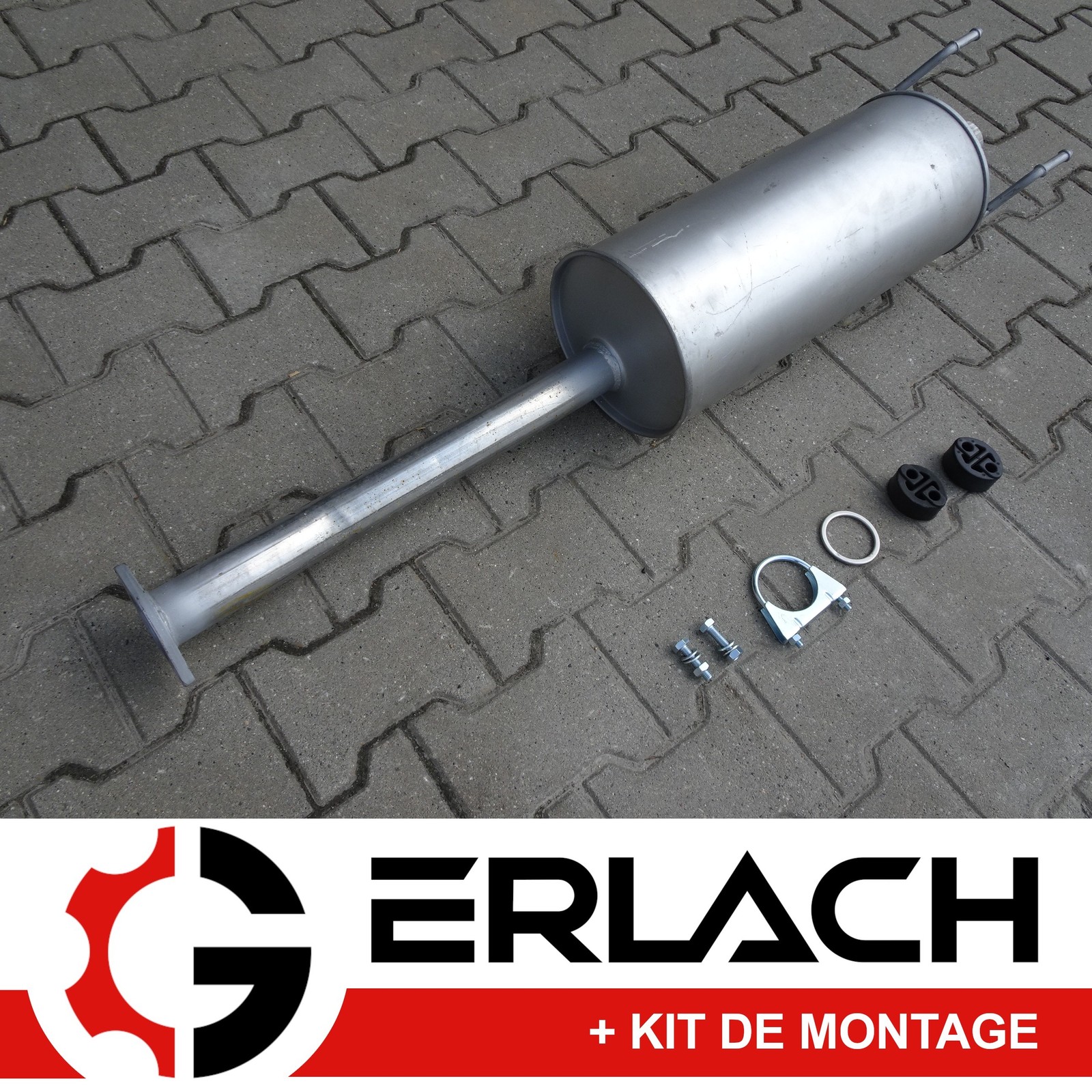 Silencieux arriere Toyota Hilux VI anti corrosion echappement Pick-up 2.5 D4D