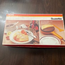 KRUPS SUZETTE TYP 235 Pfannkuchen Orange Crepe Maker NEU Vintage RARITÄT