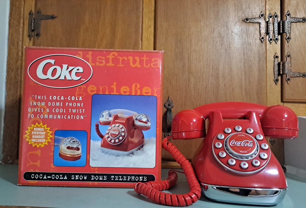 Coca-Cola 電話機スノードーム付き Original Coca-Cola Phones for sale | eBay